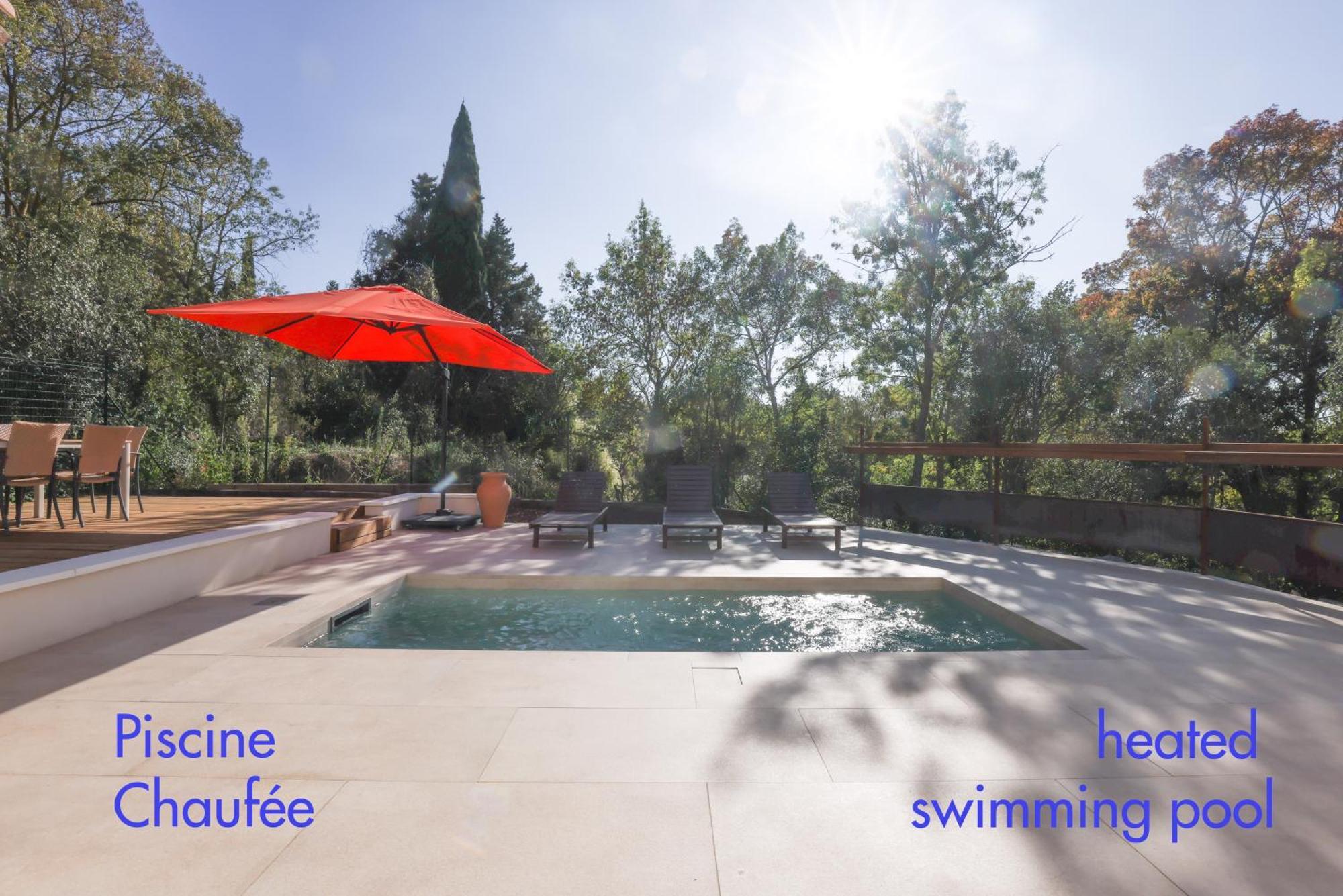 Villa St Francois Piscine Privee Chauffee ,Clim ,Parking Gratuit Carcassonne Buitenkant foto